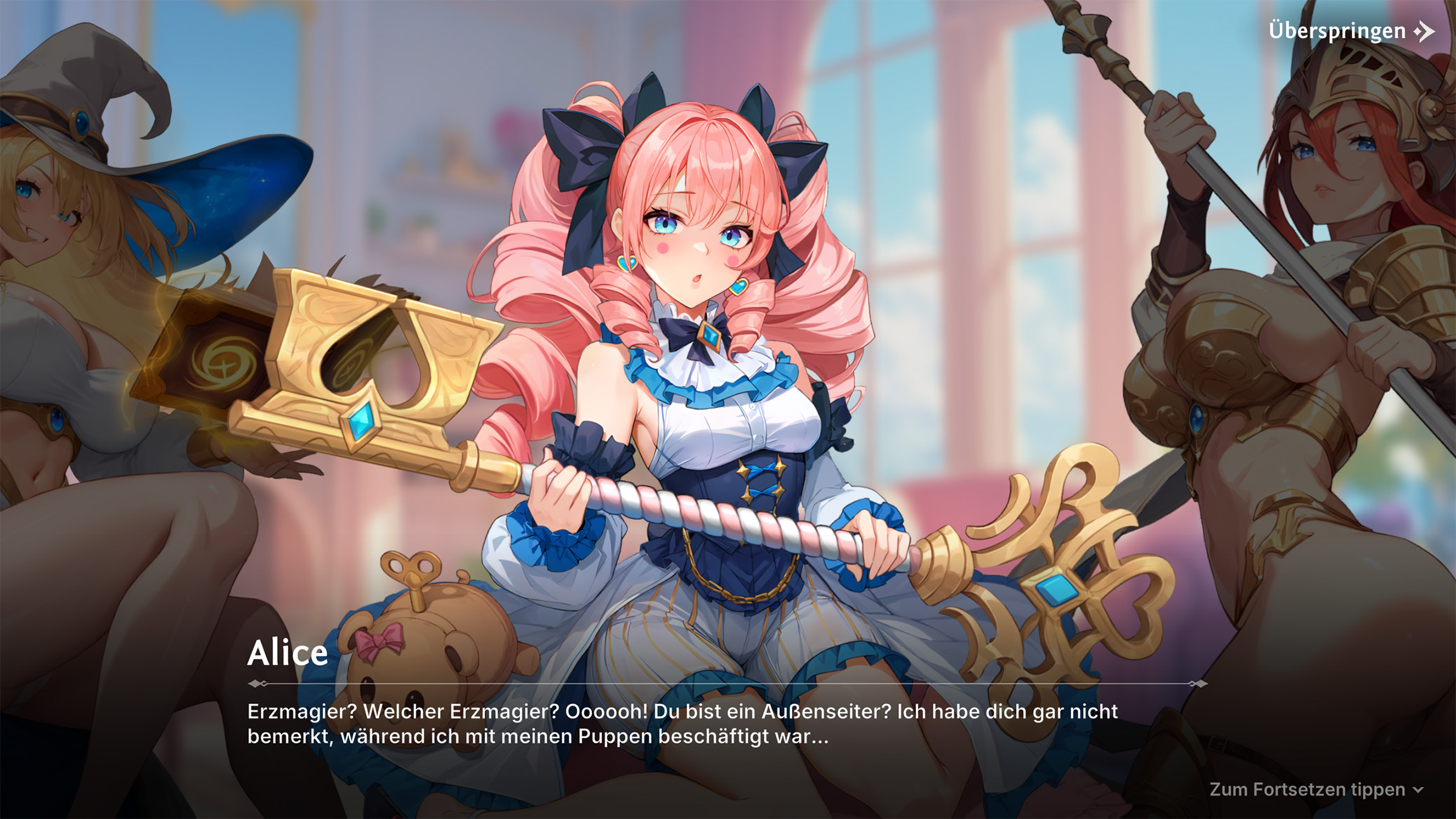 Szene im Abenteuer-Modus