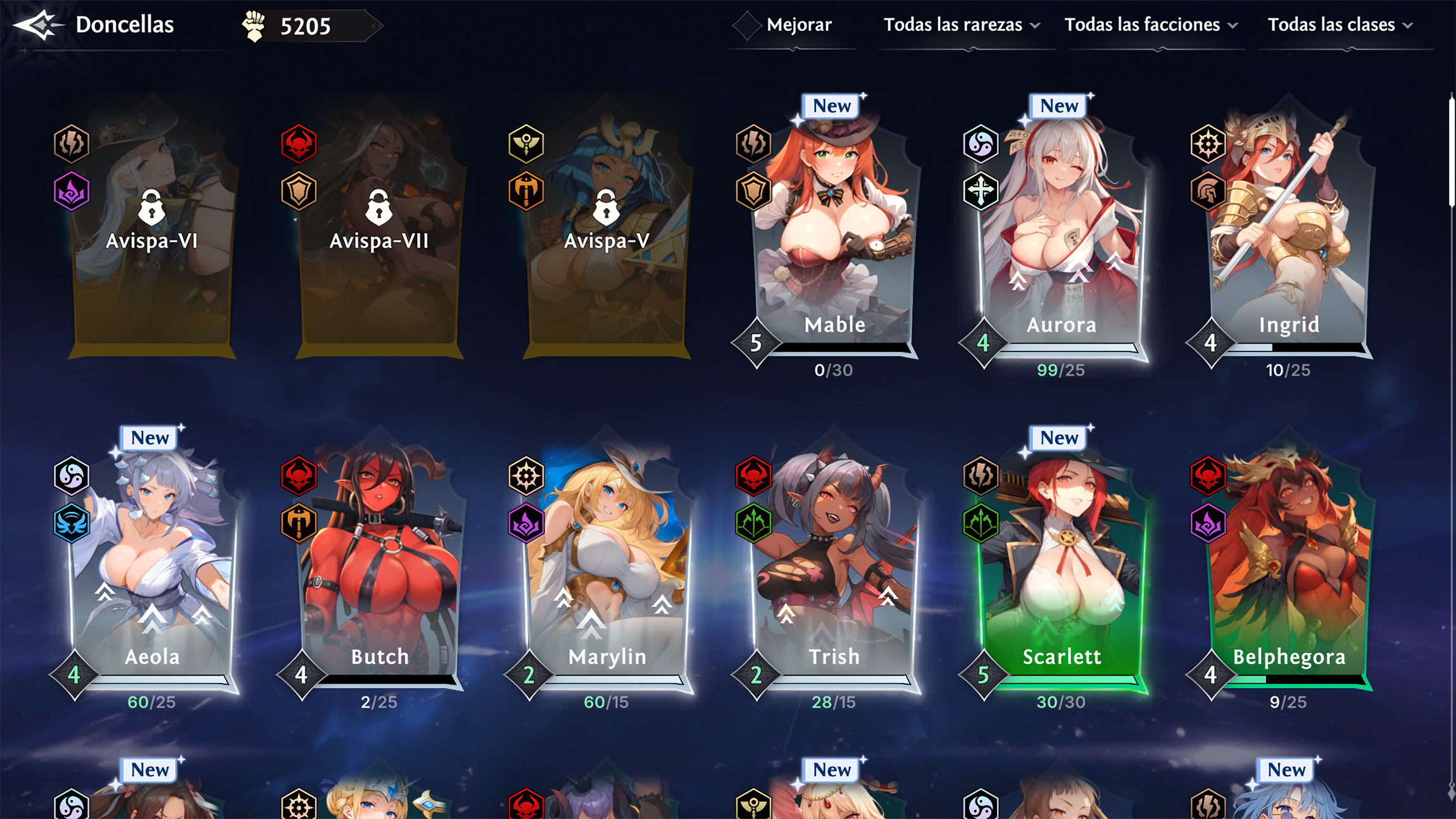 Colección de las diosas