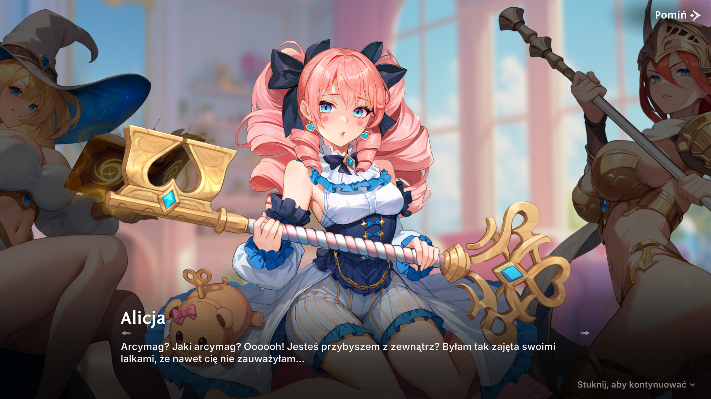 Scena w trybie przygodowym gry